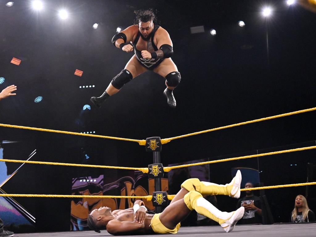 1024x768 Bronson Reed NXT: Jermaine Haley lives his WWE boyhood dream
