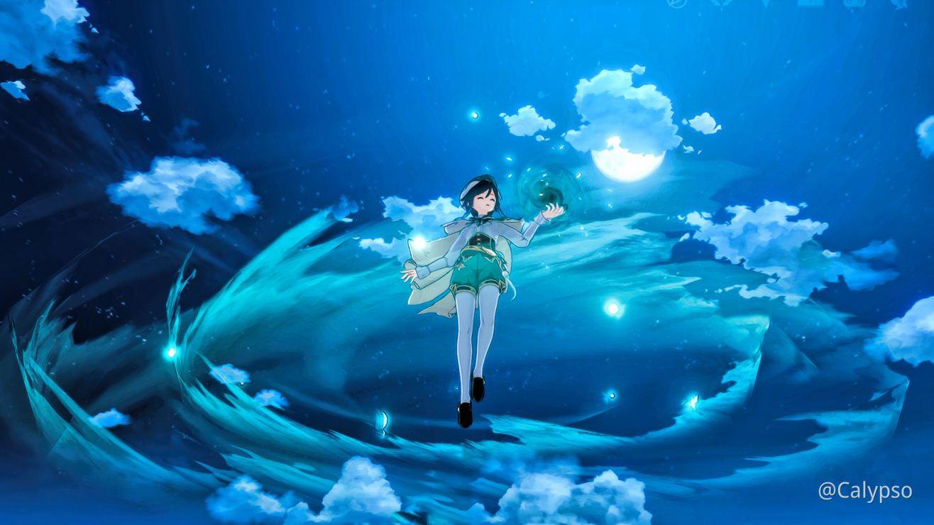 1316x740 Venti HD Genshin Impact Wallpaper