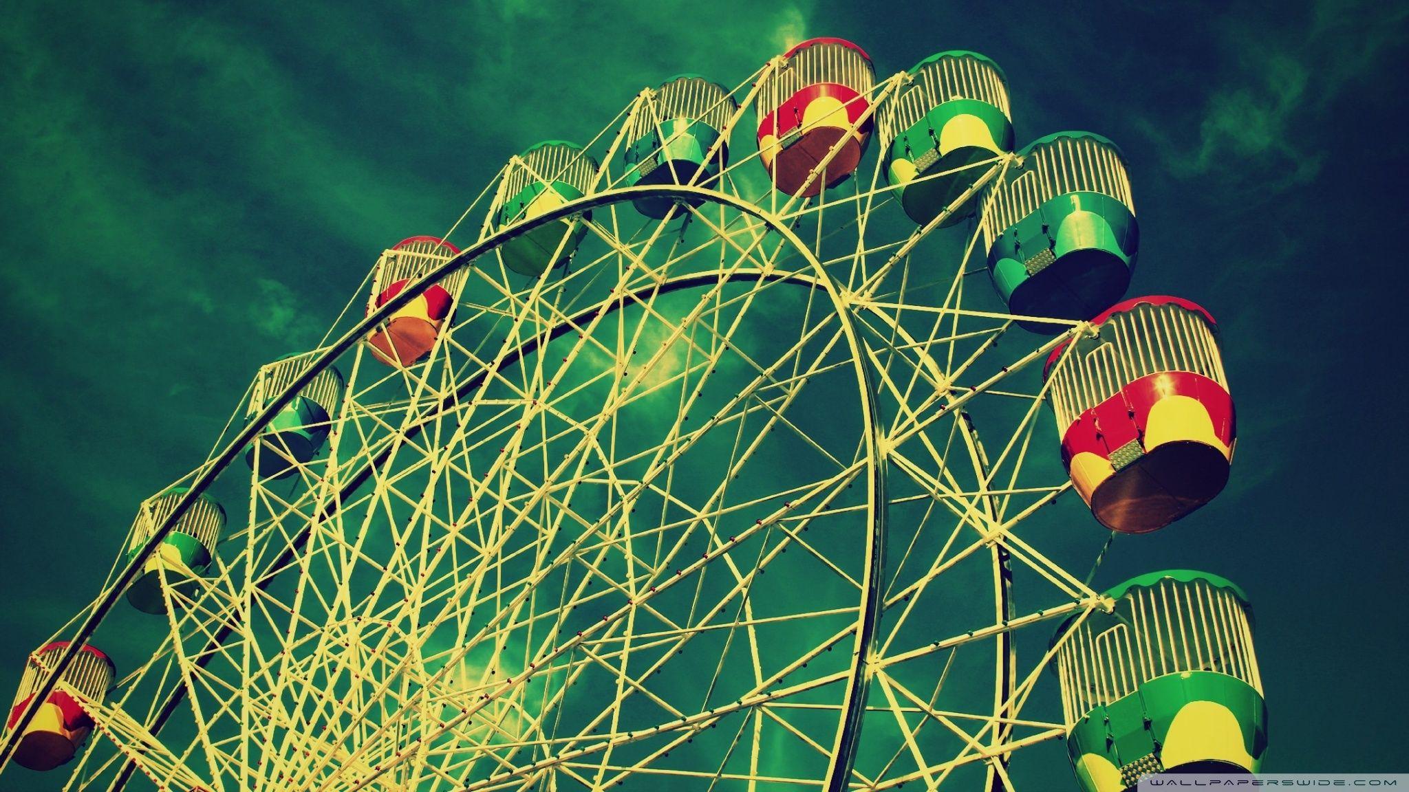2048x1152 Ferris Wheel ❤ 4K HD Desktop Wallpaper for 4K Ultra HD TV • Tablet