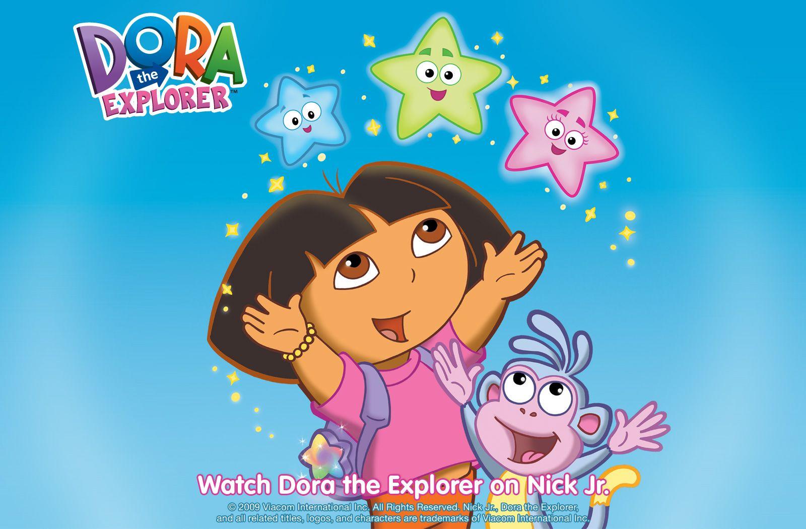 1600x1050 Dora The Explorer Wallpaper Dora The Explorer On Nick Jr Star HD Wallpaper