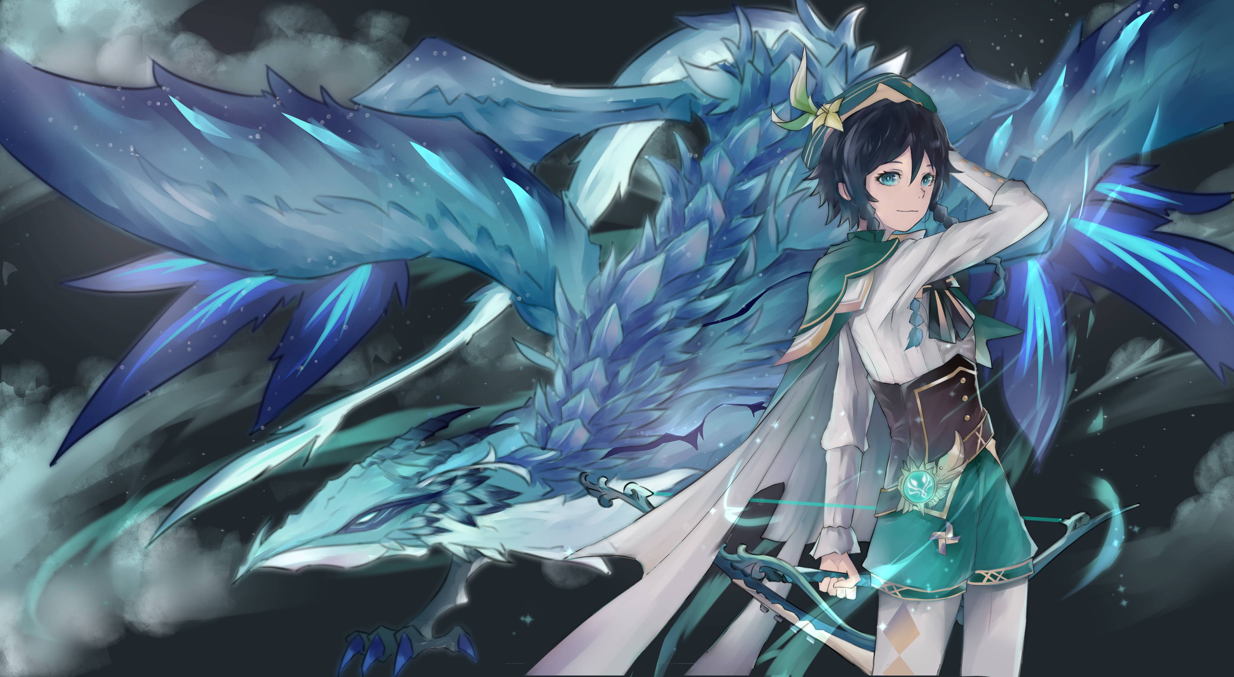 4082x2239 Venti Cool Genshin Impact Digital Art Wallpaper, HD Games 4K Wallpaper, Image, Photo and Background