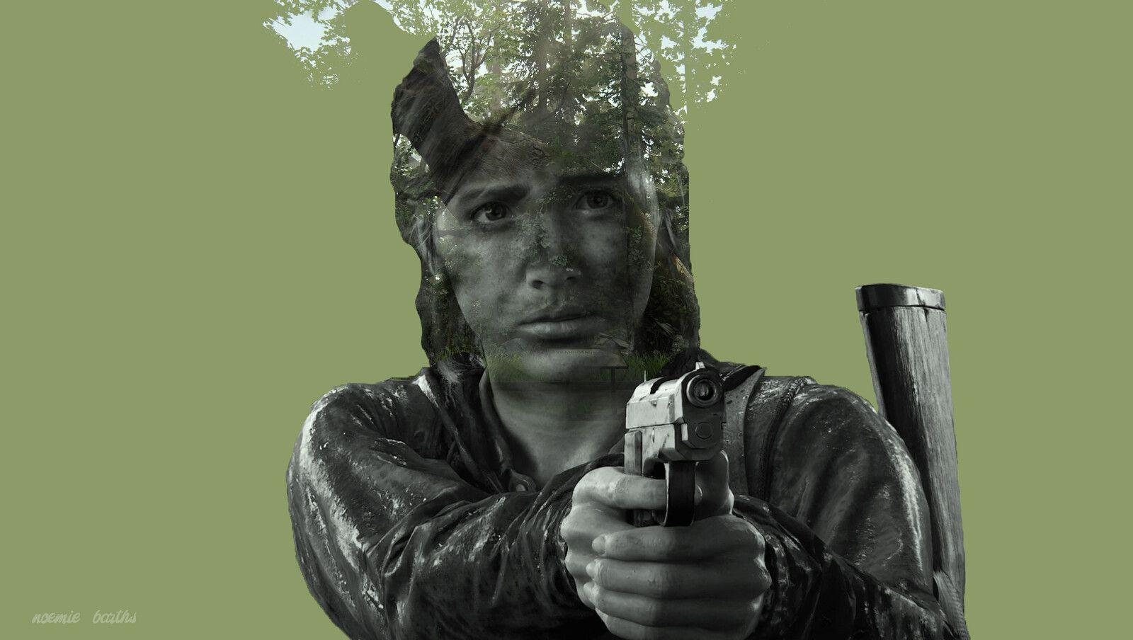 1600x904 Wallpaper:Ellie Williams. The Last Of Us:Part II, Noémie Barths