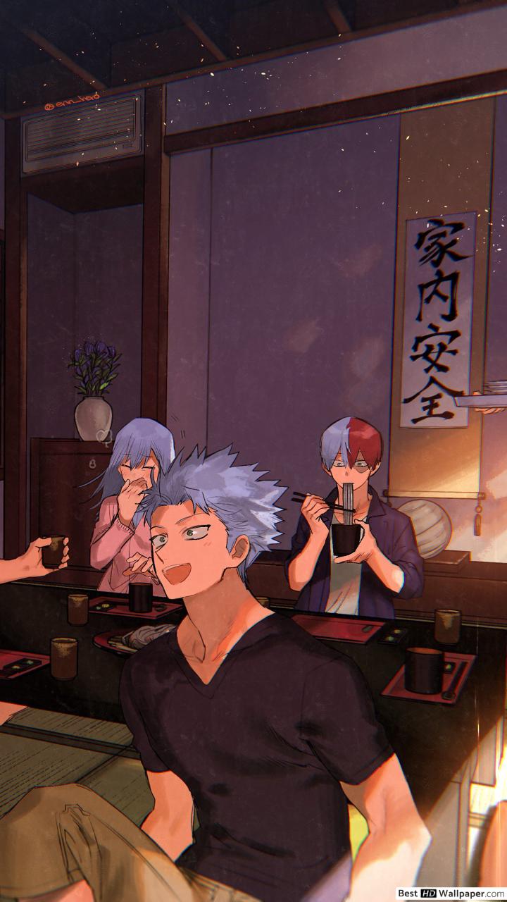 720x1280 Todoroki Family Wallpaper