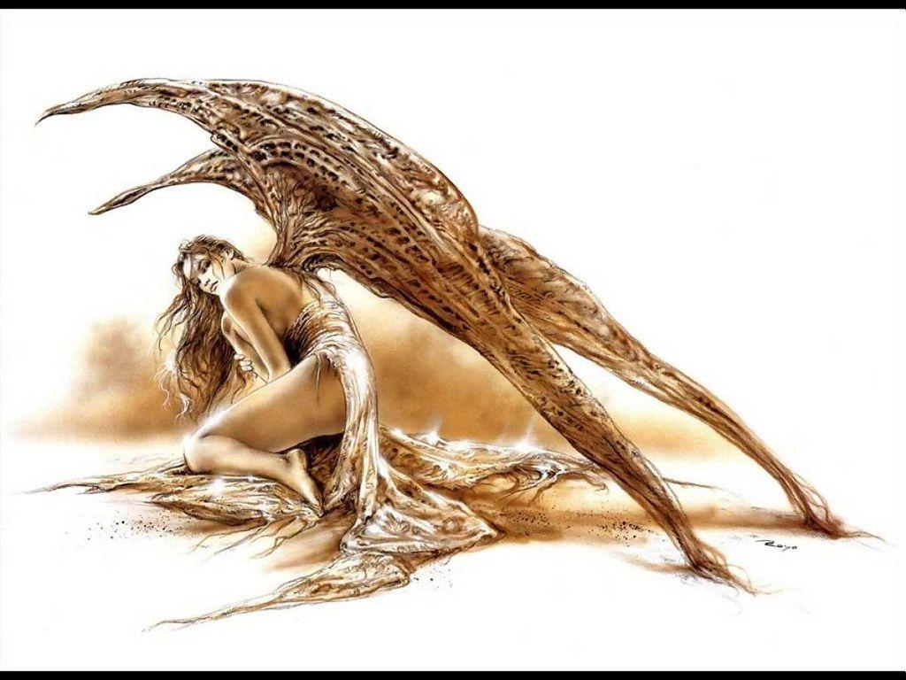 1024x768 Angel fallen Fallen Angel