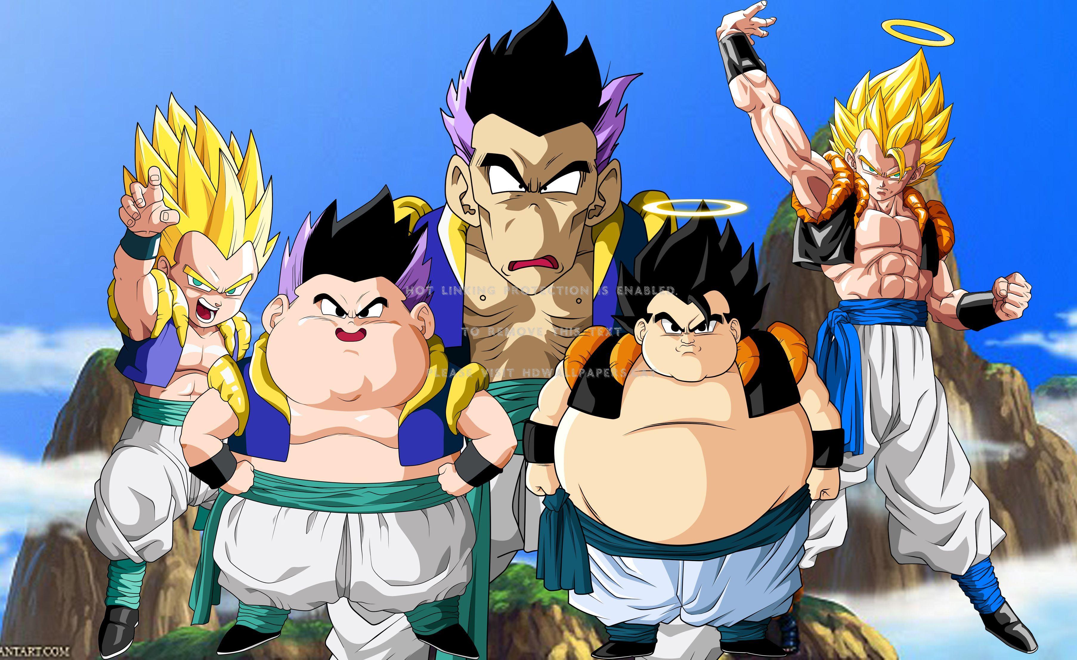 3612x2214 Fusion Dragon Ball Anime Wallpaper