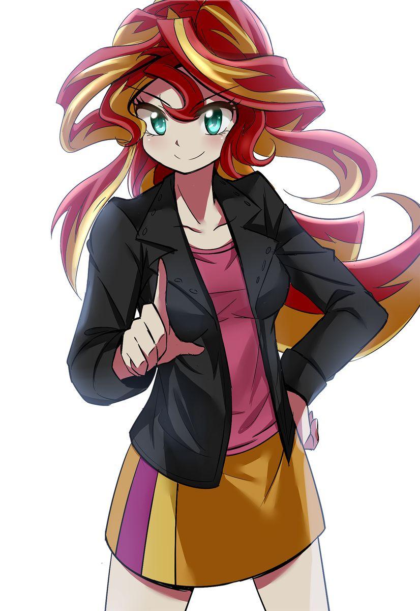 826x1200 Sunset Shimmer Little Pony Anime Image Board