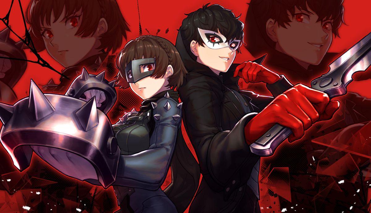 1200x690 Weiss Schwarz Persona Mat Art HD Wallpaper