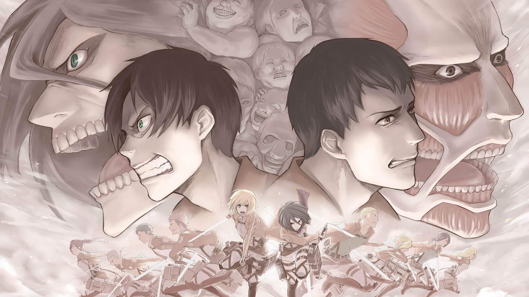 2048x1152 Attack on Titan 2K Wallpaper [2048x1152]