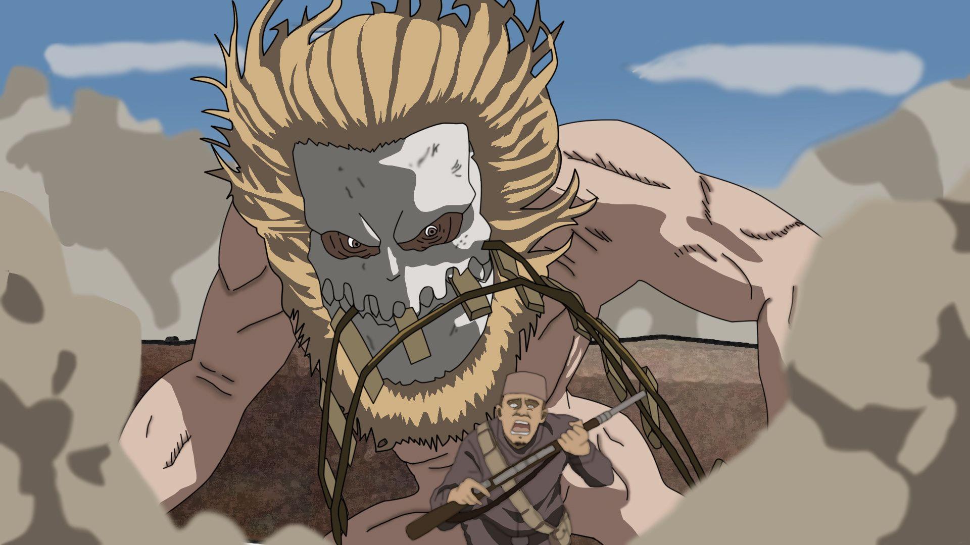 1920x1080 TITAN SHIFTERS. Jaw, Warhammer & Cart Titans