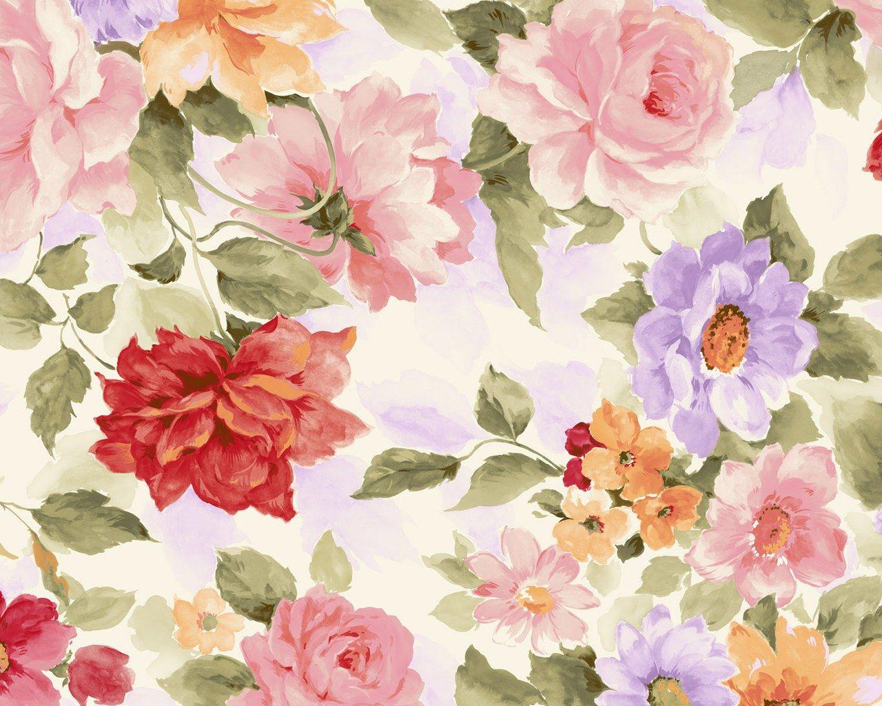 1280x1024 Flower Pattern wallpaperx1024