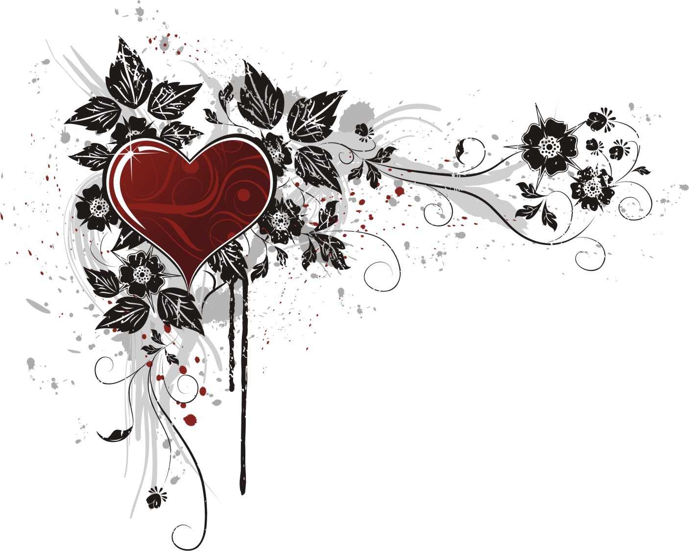 1407x1125 Heart Wallpaperx1125