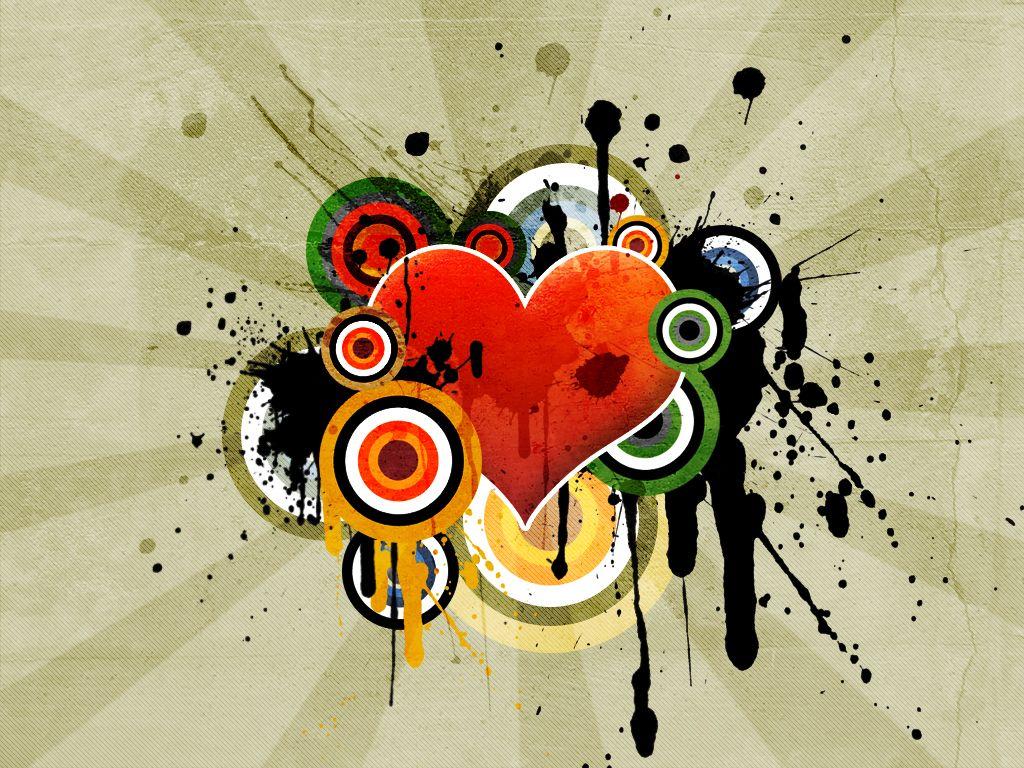 Heart Art Wallpapers - Top Free Heart Art Backgrounds - WallpaperAccess