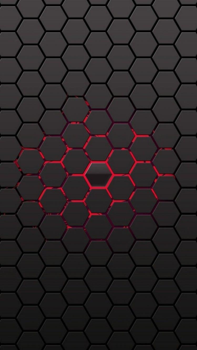 750x1334 Red Honeycomb iPhone 6 Wallpaper 25832 iPhone 6