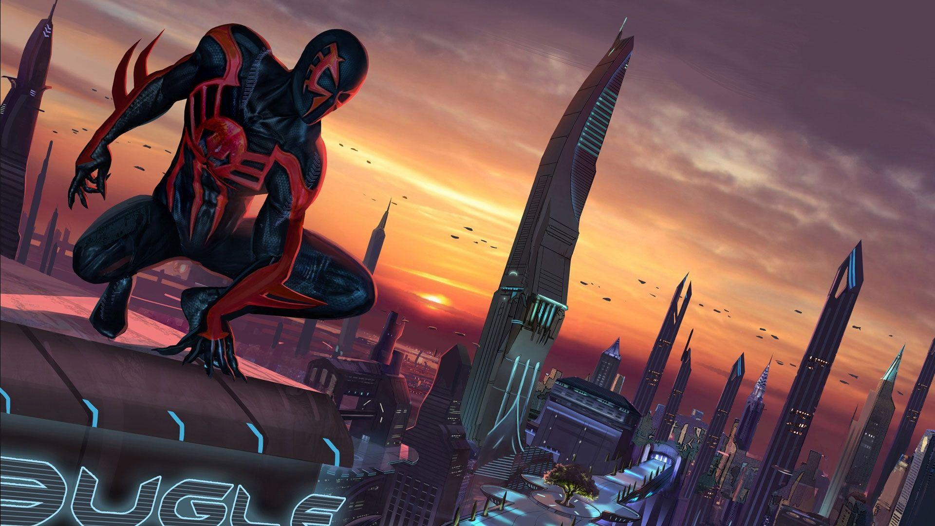 1920x1080 Spider Man 2099 HD Wallpaper