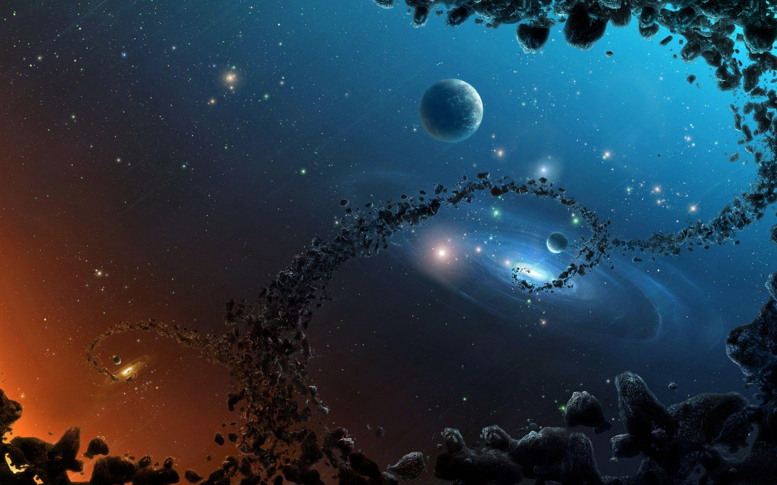 2560x1600 Outer space science fiction wallpaperx1600
