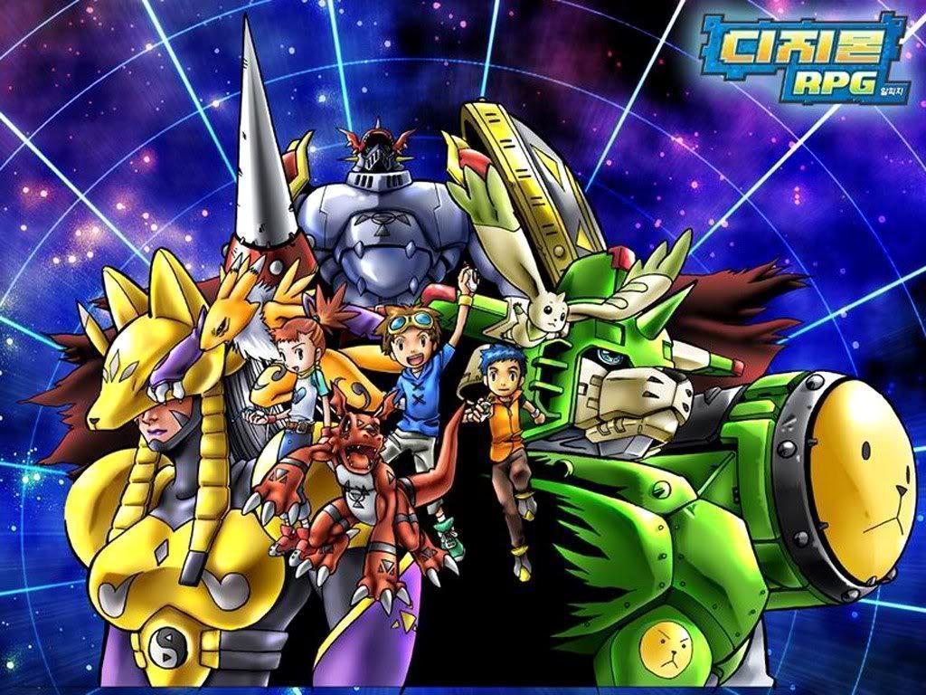 1024x768 Digimon Tamers Wallpaper