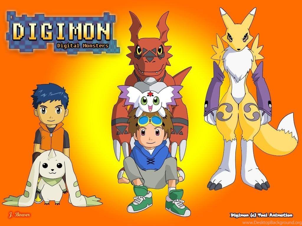 1024x768 Digimon Tamers Wallpaper Desktop Background