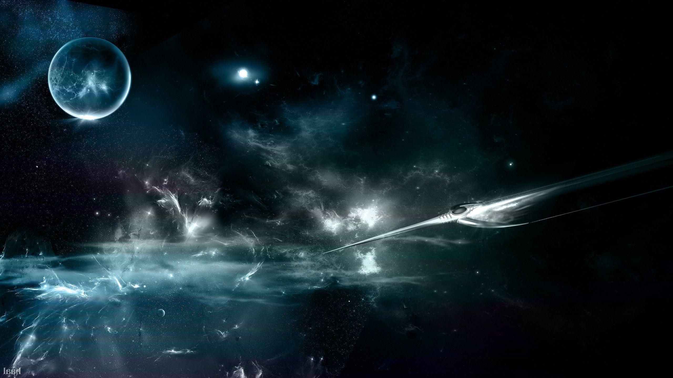 2560x1440 fantasy Art, Space, Science Fiction, Aliens Wallpaper HD / Desktop and Mobile Background