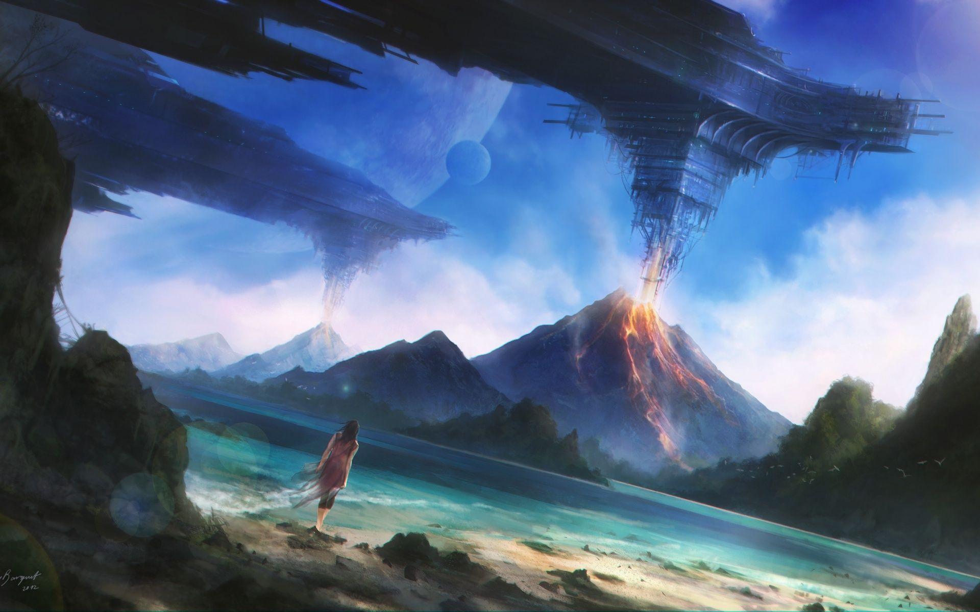 1920x1200 Fantasy Future Wallpaper