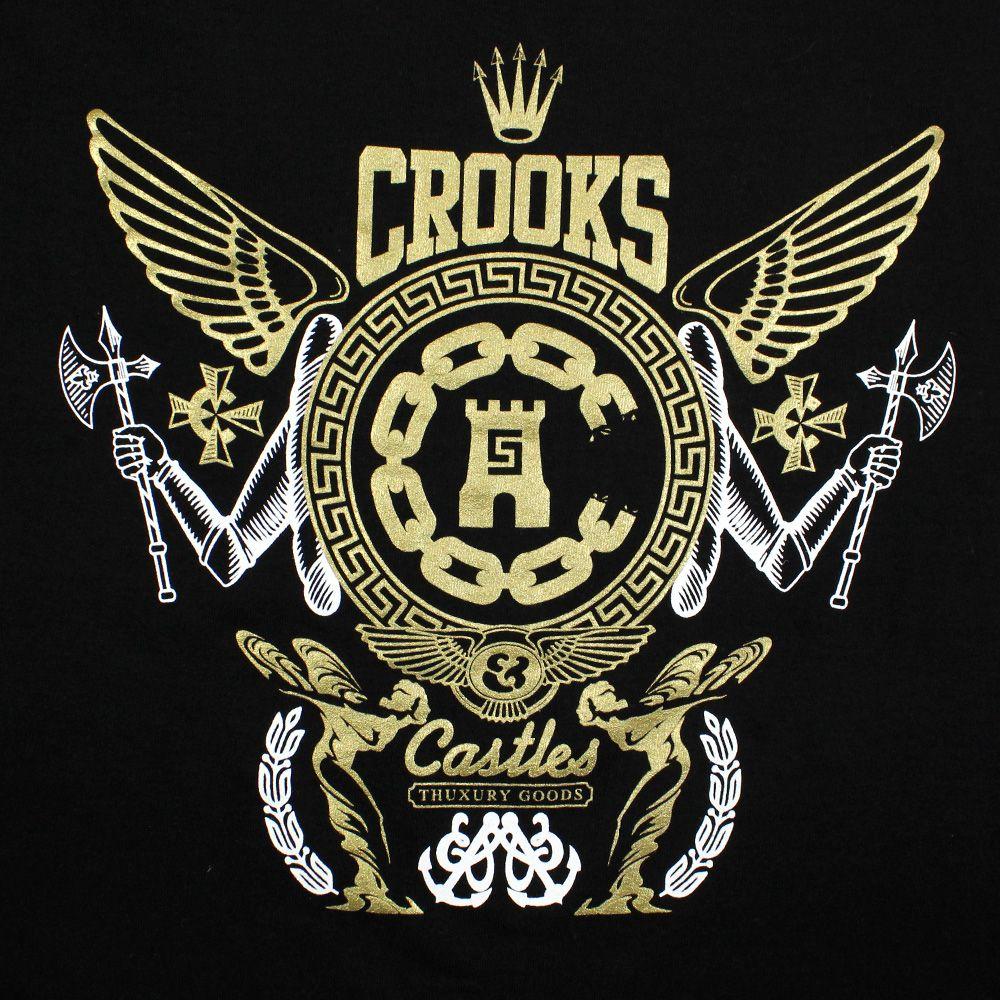 1000x1000 Crooks And Castles High Society T Shirt Black PIC WSW3093442