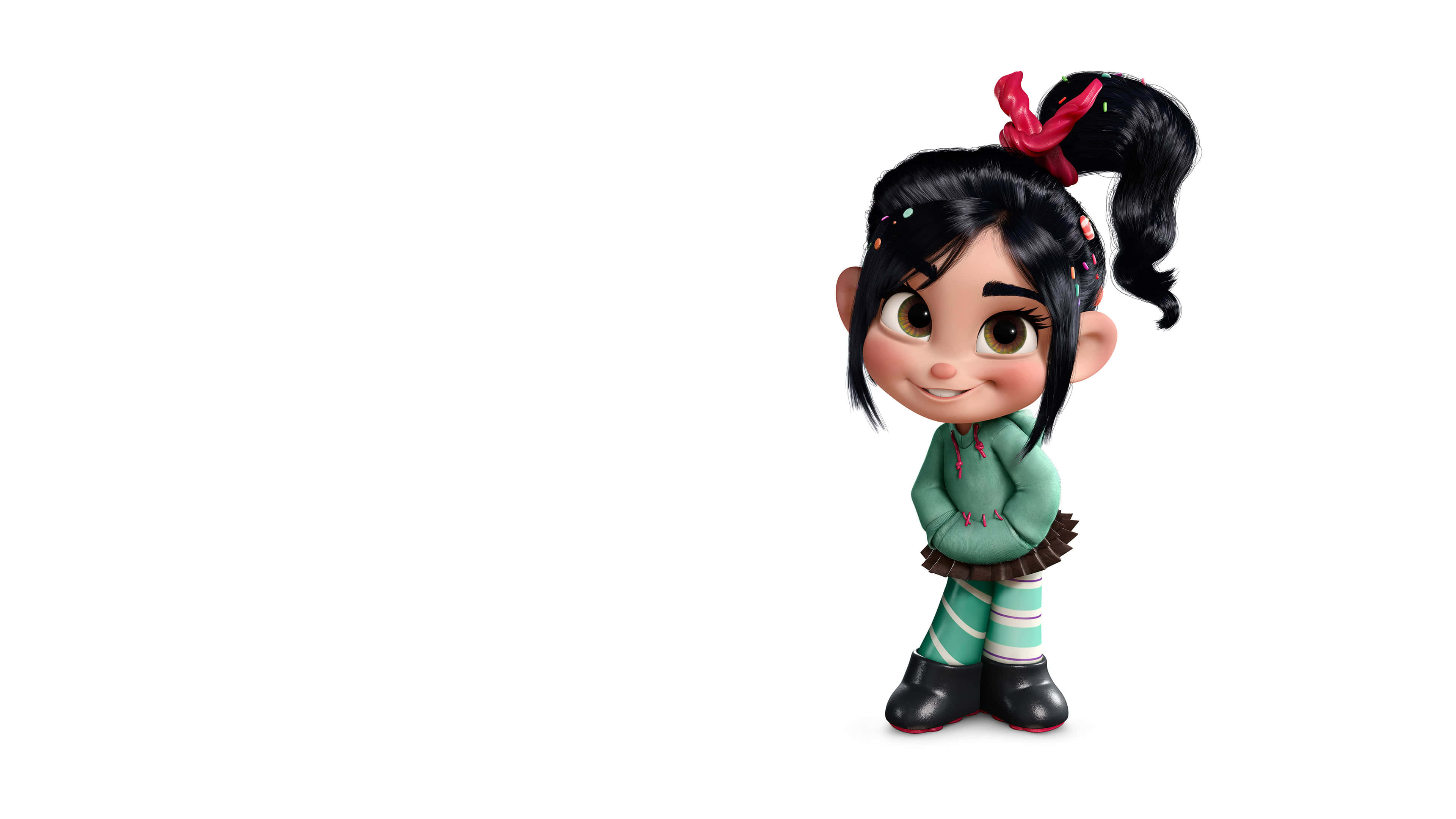 3840x2160 Wreck It Ralph Vanellope Von Schweetz UHD 4K Wallpaper