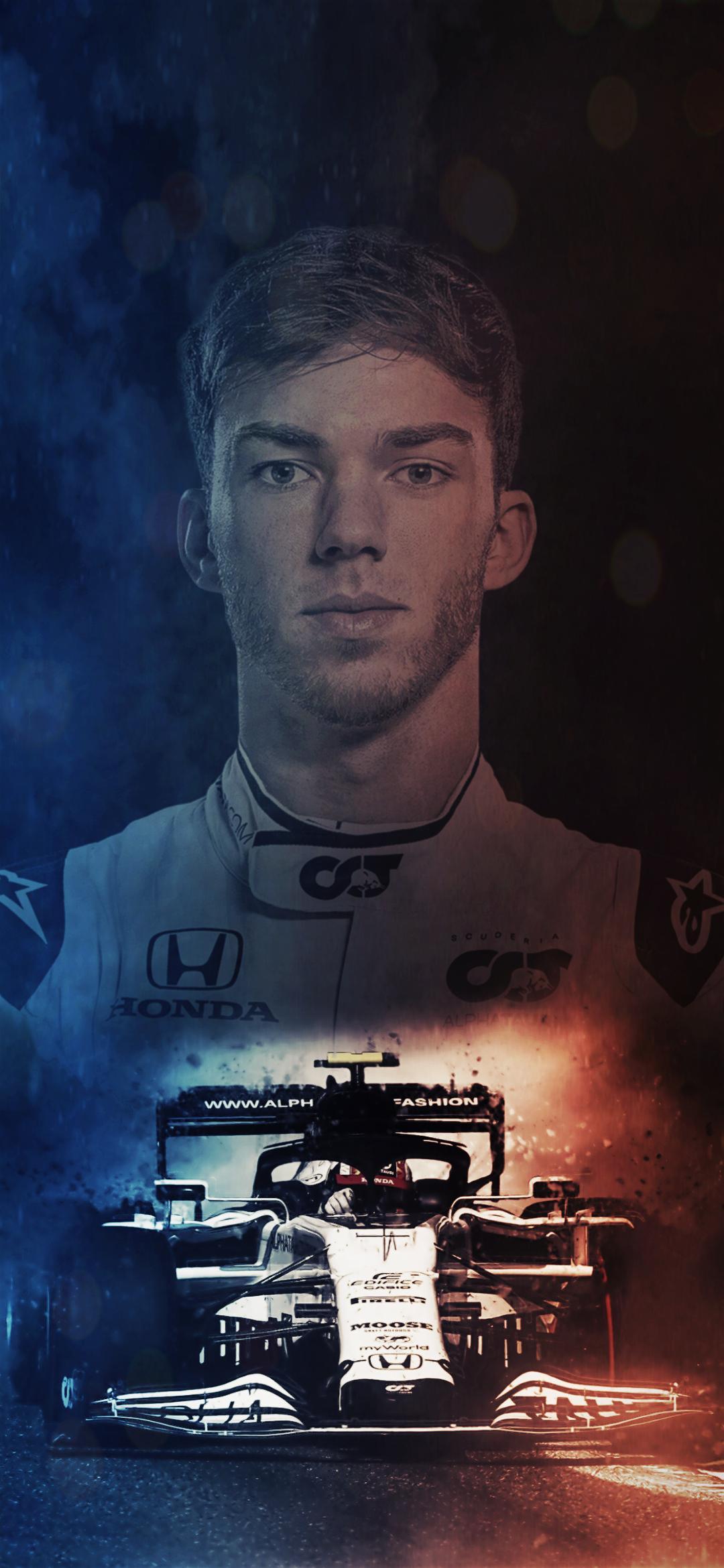 1080x2340 Pierre Gasly phone wallpaper I made