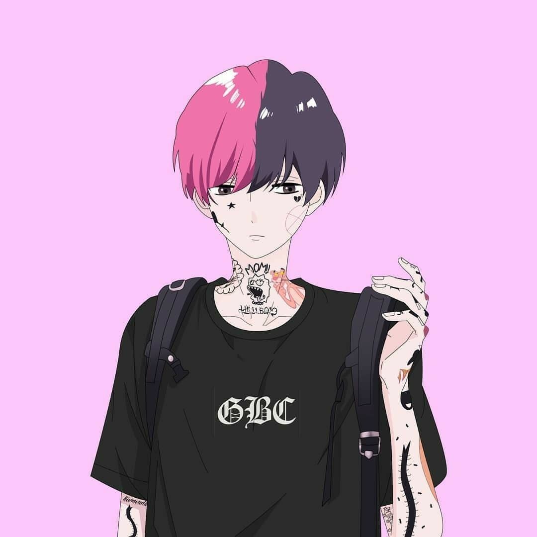 Lil Peep Anime Wallpapers Top Free Lil Peep Anime Backgrounds Wallpaperaccess