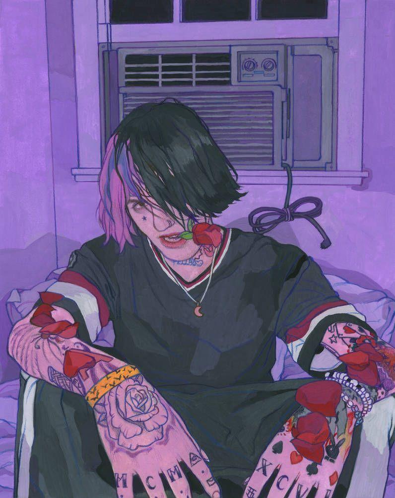 Lil Peep Anime Wallpapers - Top Free Lil Peep Anime Backgrounds ...