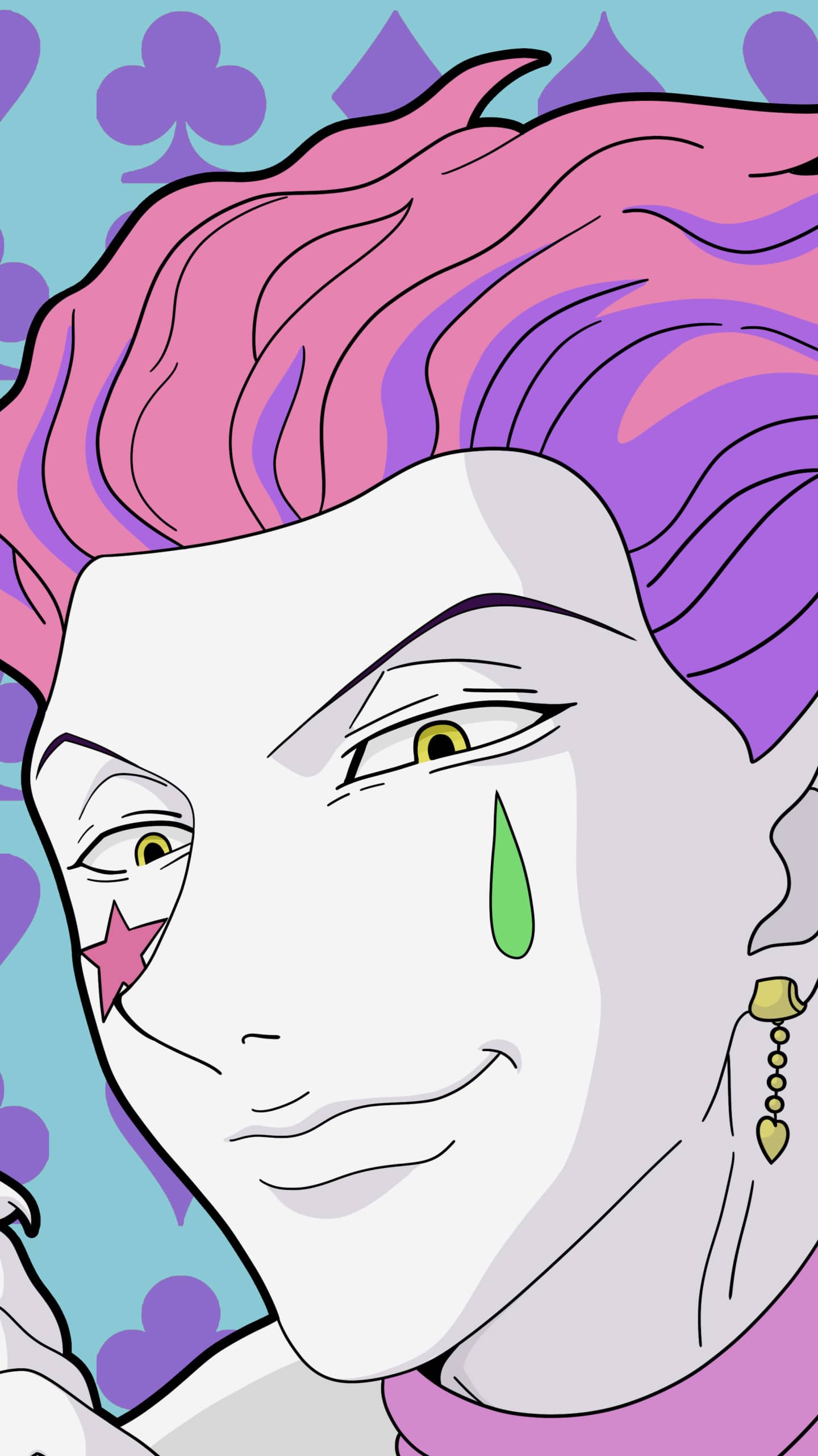 1440x2560 iPhone Hisoka Wallpaper Free HD Wallpaper