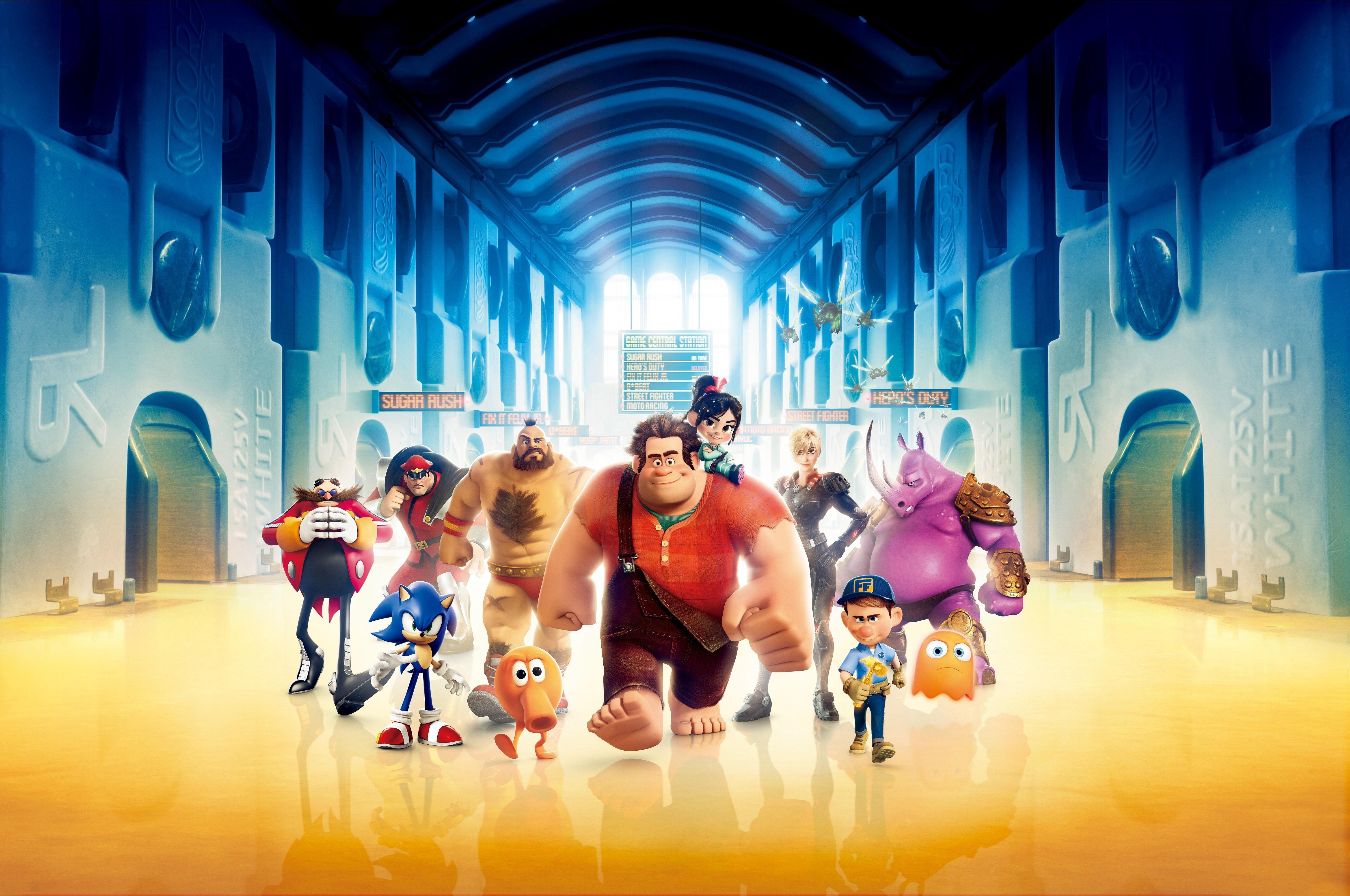 6025x4000 sonic the hedgehog artwork zangief wreck it ralph vanellope von schweetz