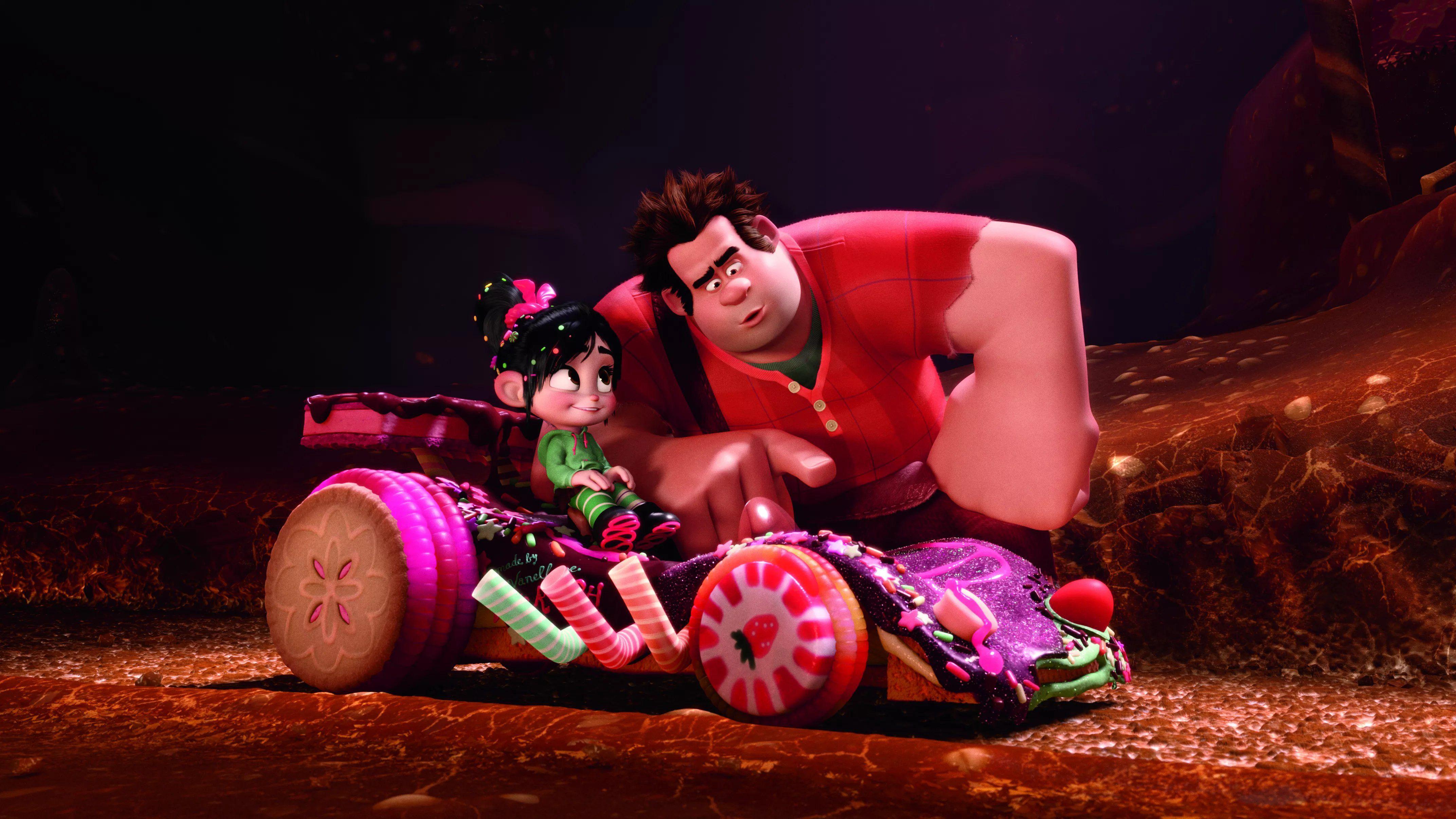 4288x2412 Ralph (Wreck It Ralph), Vanellope Von Schweetz Wallpaper