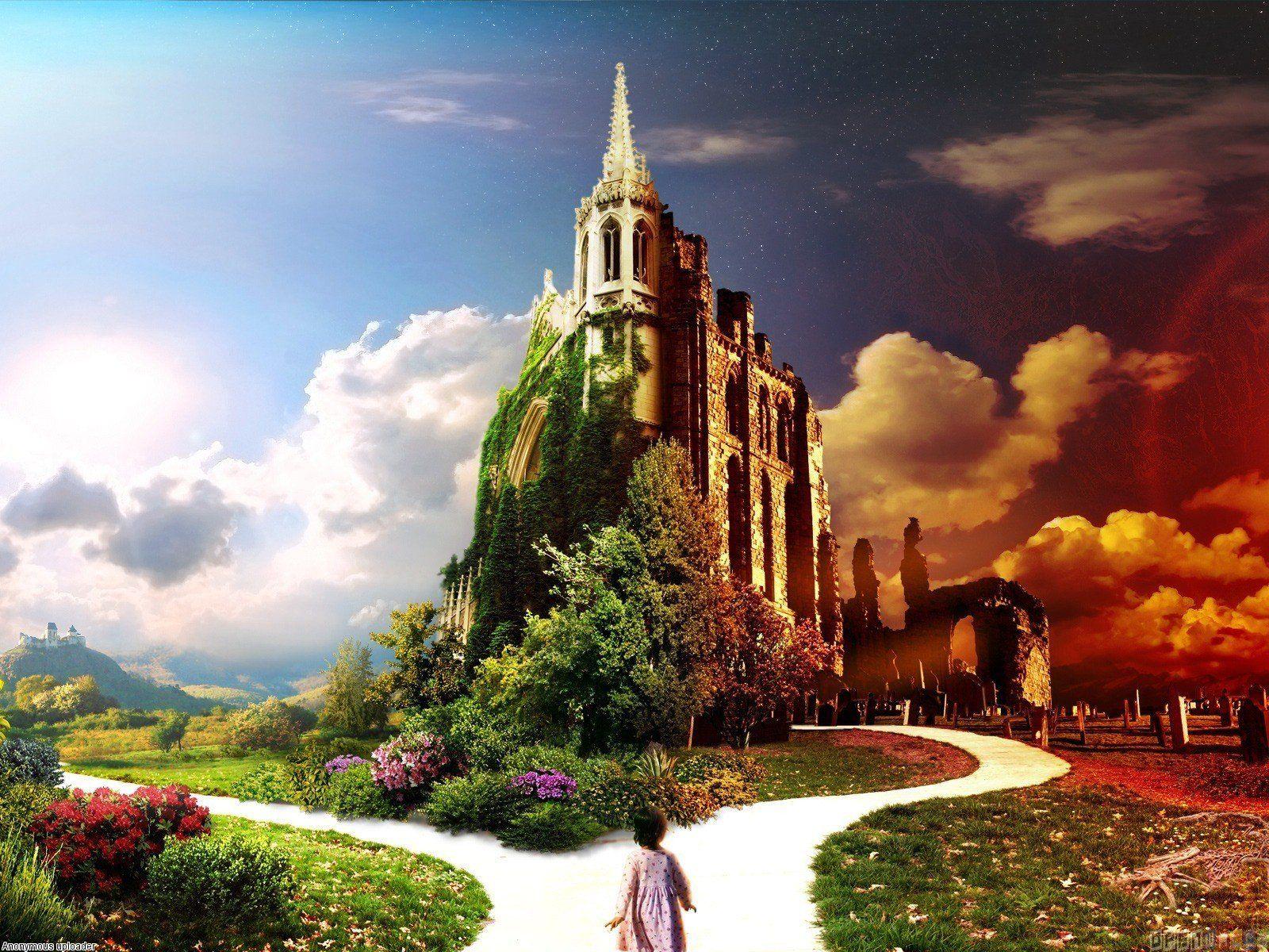 1600x1200 Free download Fairytale castle wallpaper 3559 Open Walls [1600x1200] for your Desktop, Mobile & Tablet. Explore Fairytale Background. Fairy Tale Background Wallpaper
