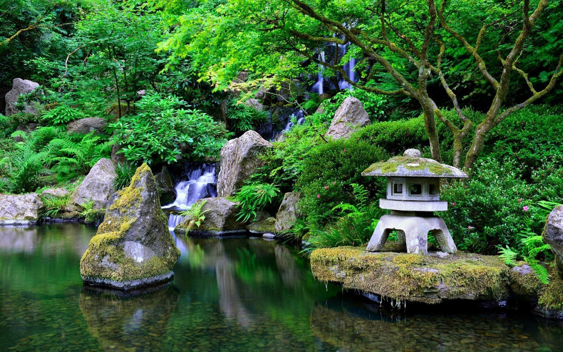 1920x1200 Japanese Garden Wallpaper