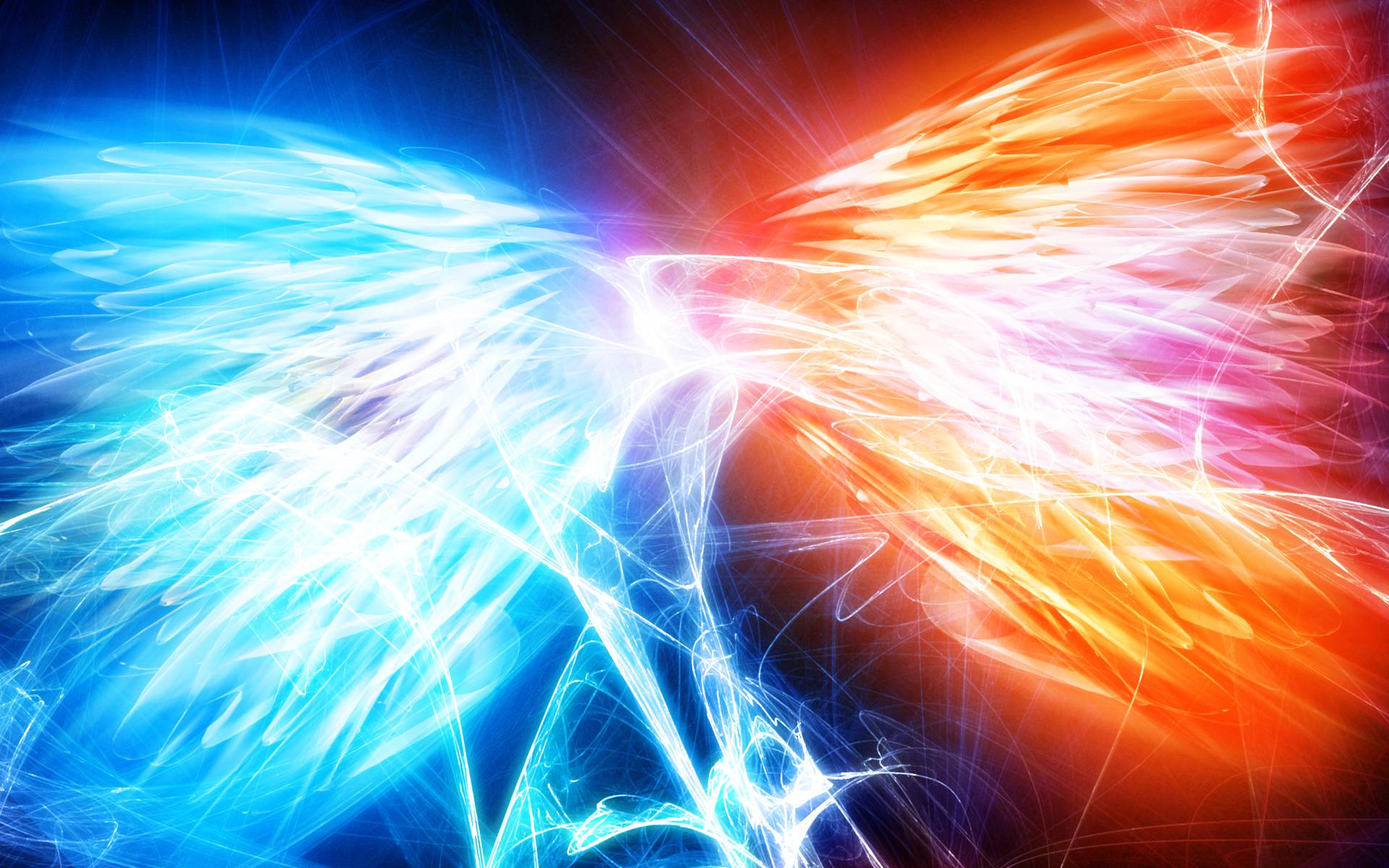 1920x1200 Red And Blue Wallpaper