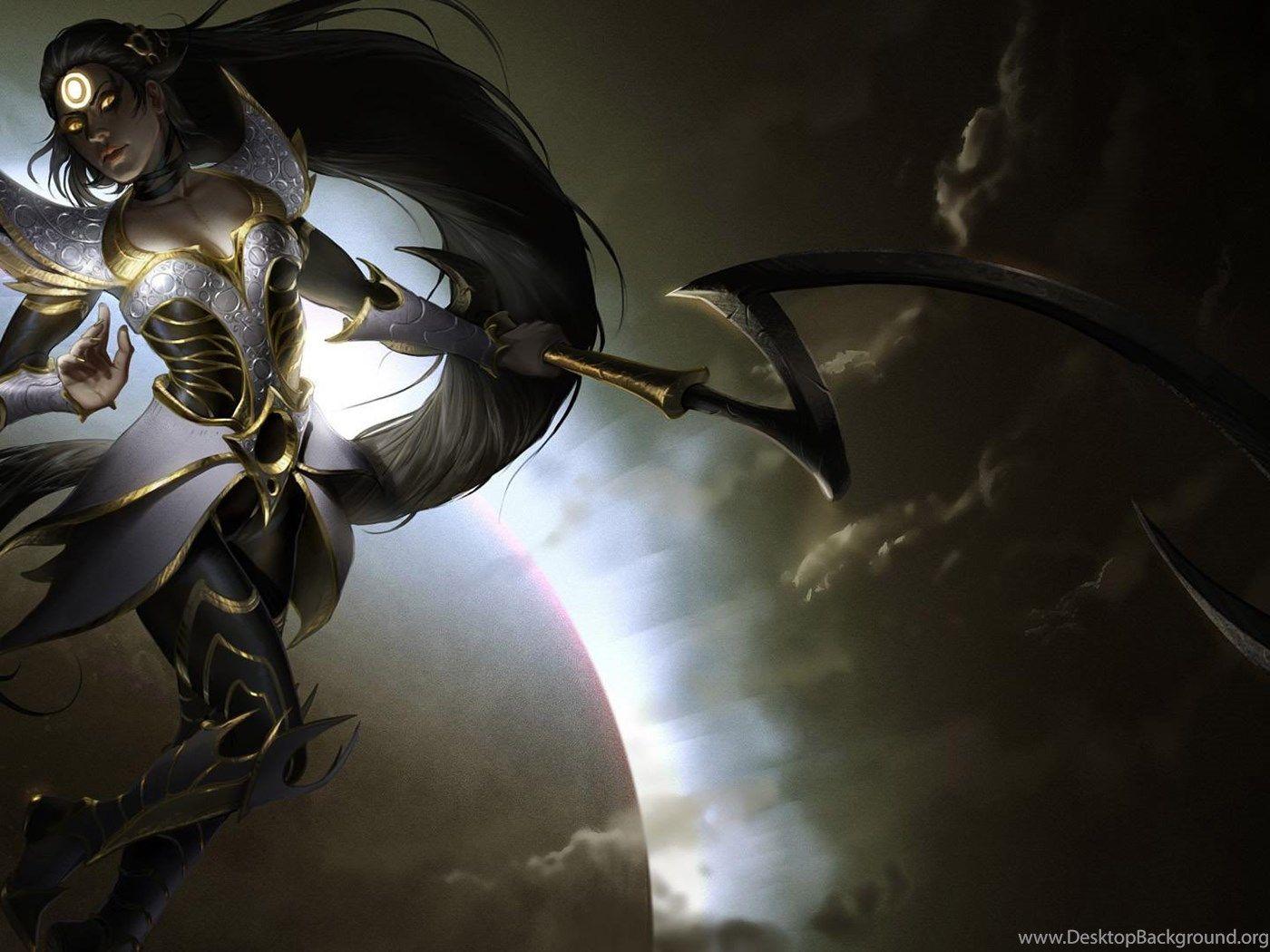1400x1050 League Of Legends Diana HD Wallpaper Free Download Desktop Background