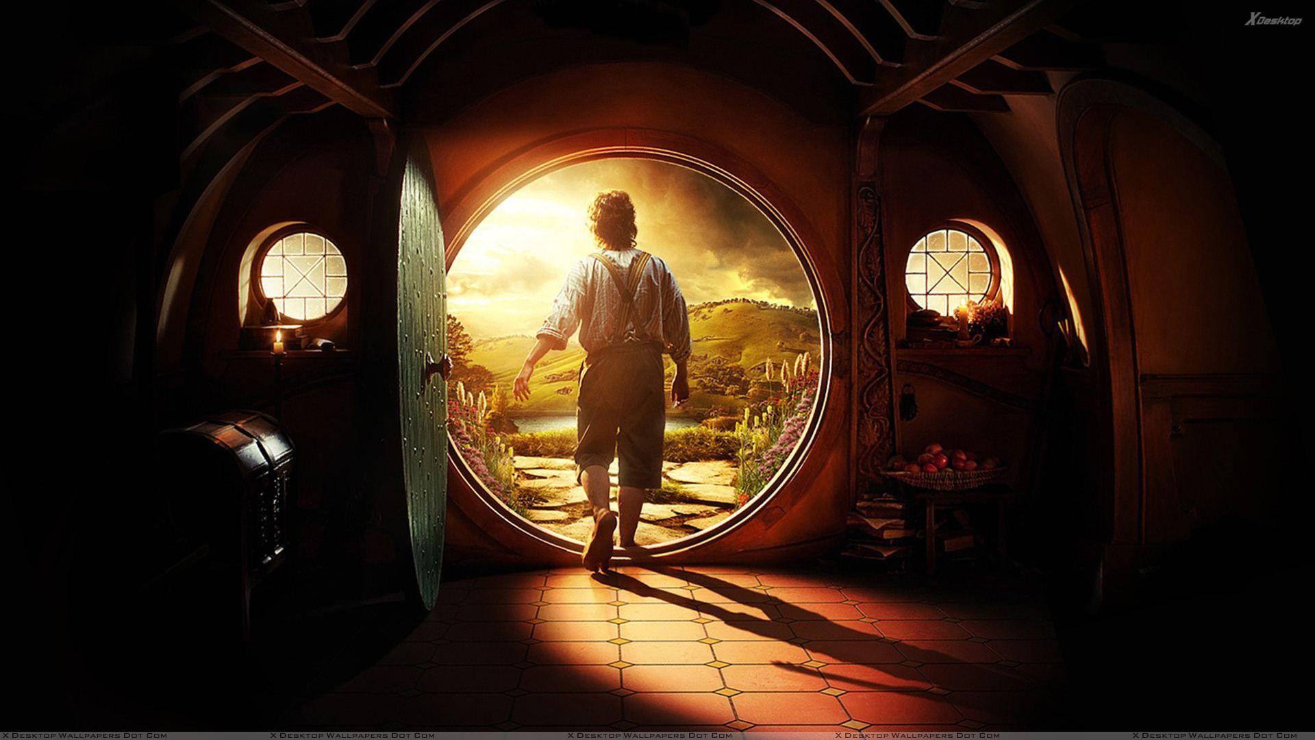 1920x1080 Free download The Hobbit An Unexpected Journey Martin Freeman Going Outside [1920x1080] for your Desktop, Mobile & Tablet. Explore Hobbit Desktop Wallpaper. Hobbit Wallpaper, Hobbit Wallpaper, Hobbit House Wallpaper
