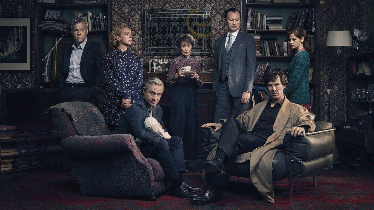 1280x720 Wallpaper Sherlock Season Benedict Cumberbatch, Martin Freeman, Louise Brealey, TV Series, 4k, Movies