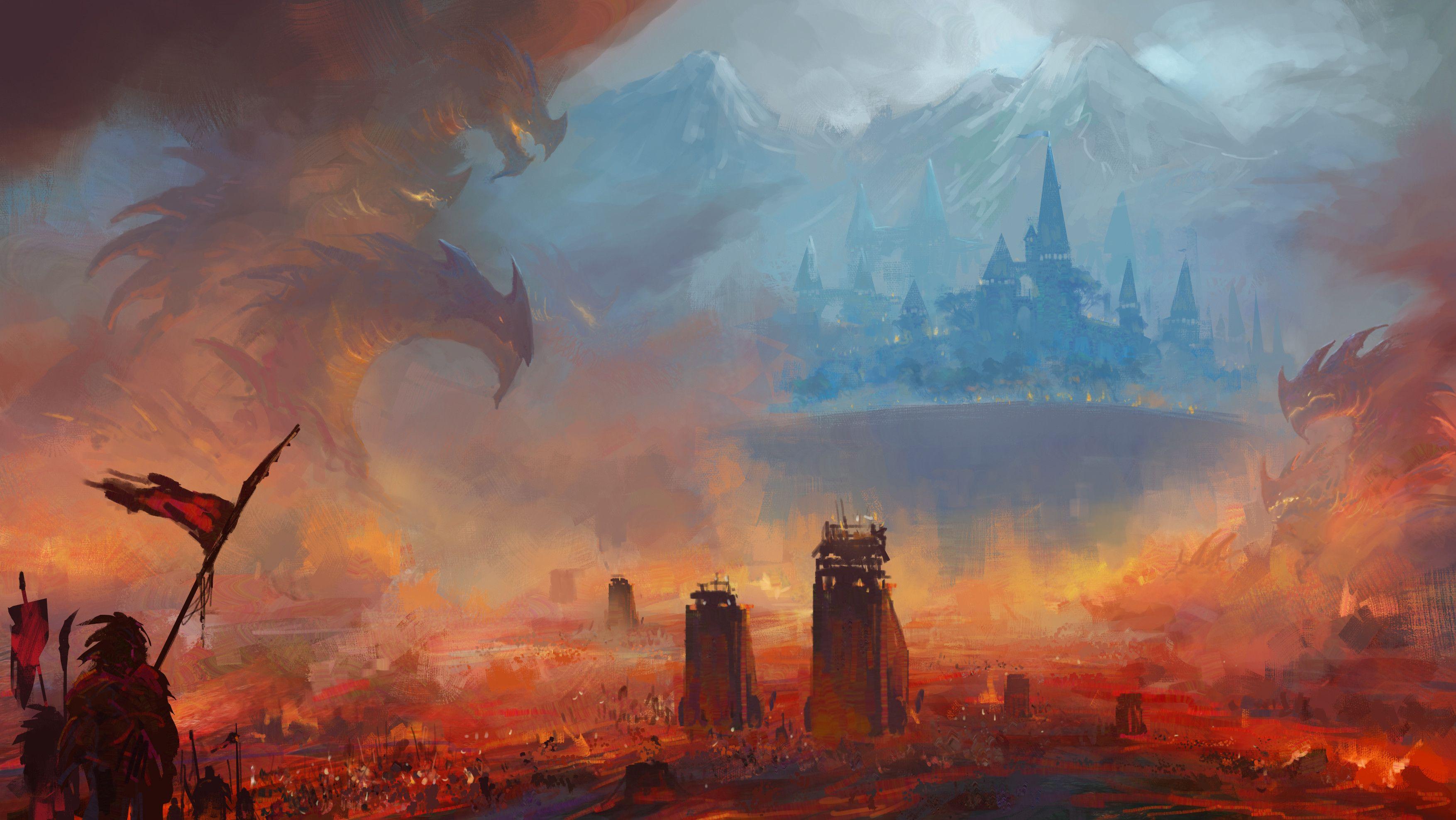 3508x1974 Gondolin Falls, Federico Cimini