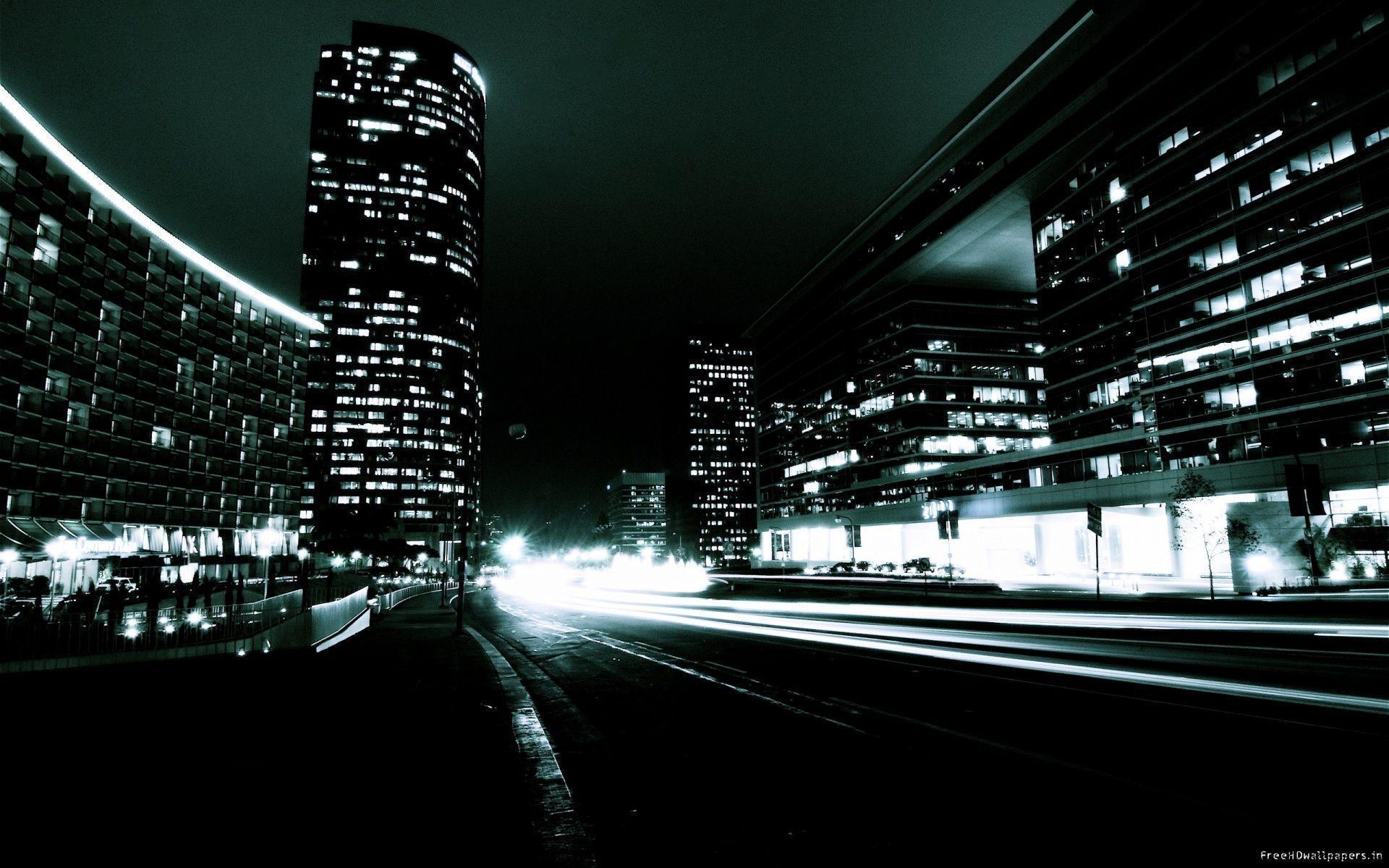 1920x1200 City Lights Background