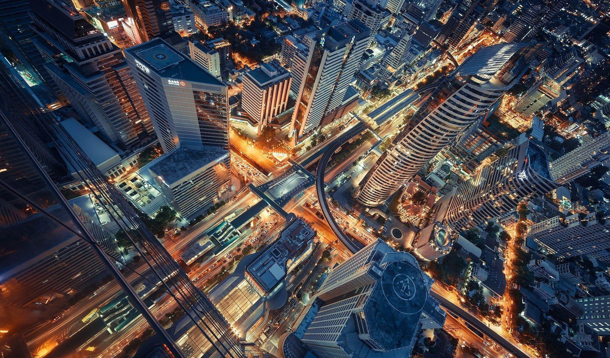 2000x1174 Bangkok City Beautiful HD Wallpaper HD Wallpaper