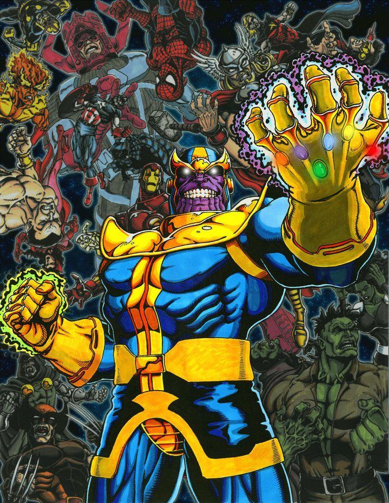 Thanos Infinity War Comic Wallpapers - Top Free Thanos Infinity War Comic  Backgrounds - WallpaperAccess