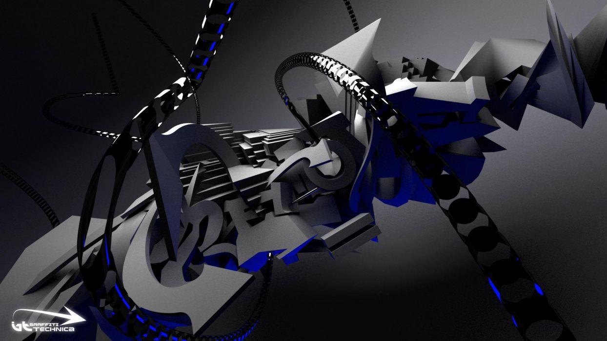 1244x700 3D cg digital art urban graffiti wallpaperx1080