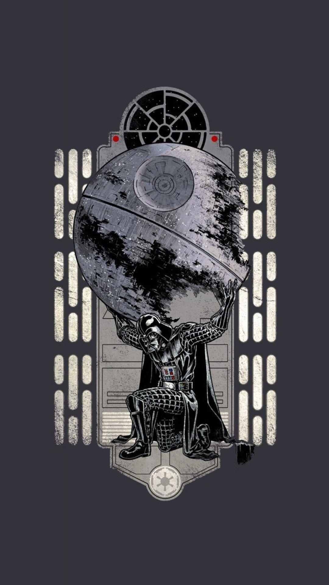 1080x1920 Darth Vader [illustrations]. iPhone Wallpaper. Star wars wallpaper, Star wars picture, Star wars art