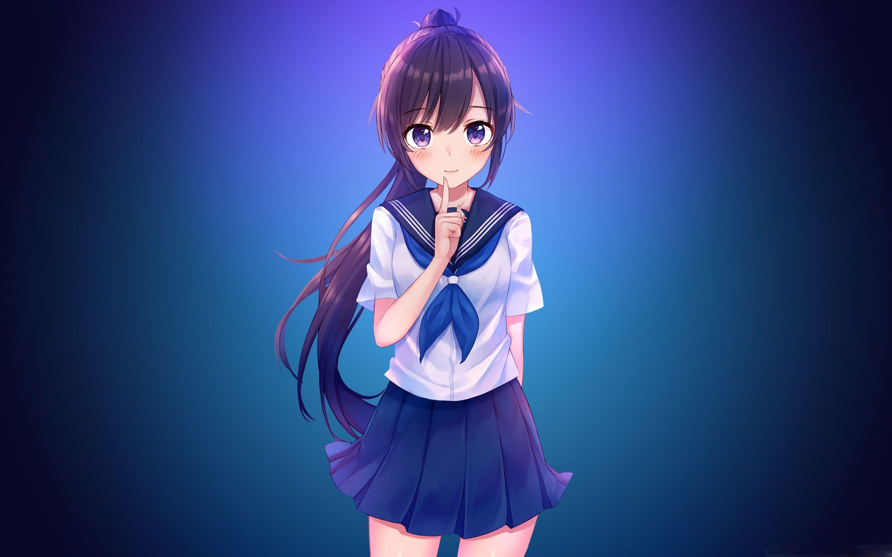 2880x1800 Anime Original MacBook Air Wallpaper Download