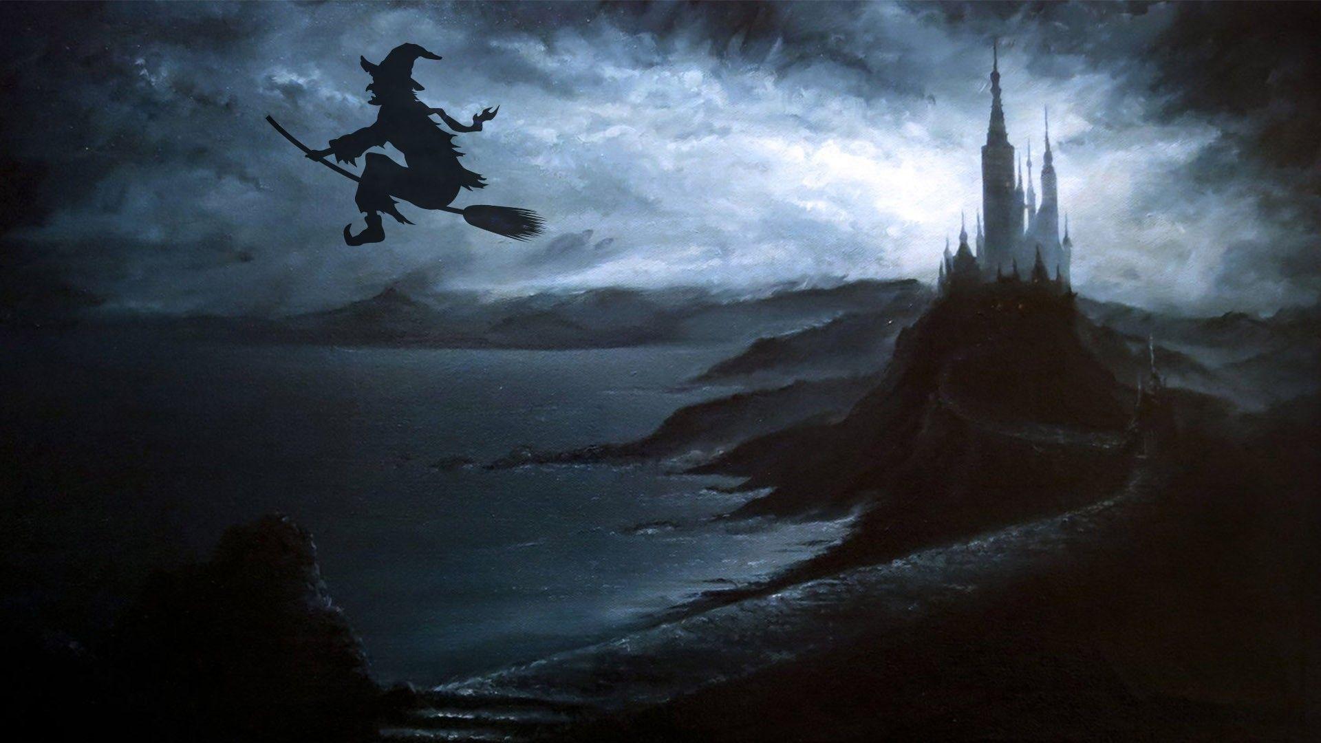 1920x1080 Halloween Witch HD Desktop Wallpaper Halloween Desktop Background