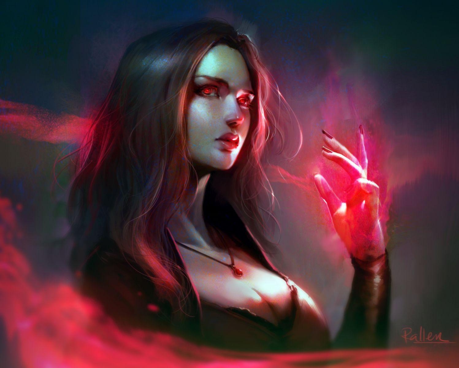 1497x1200 Scarlet Witch Avengers Wallpaper HD