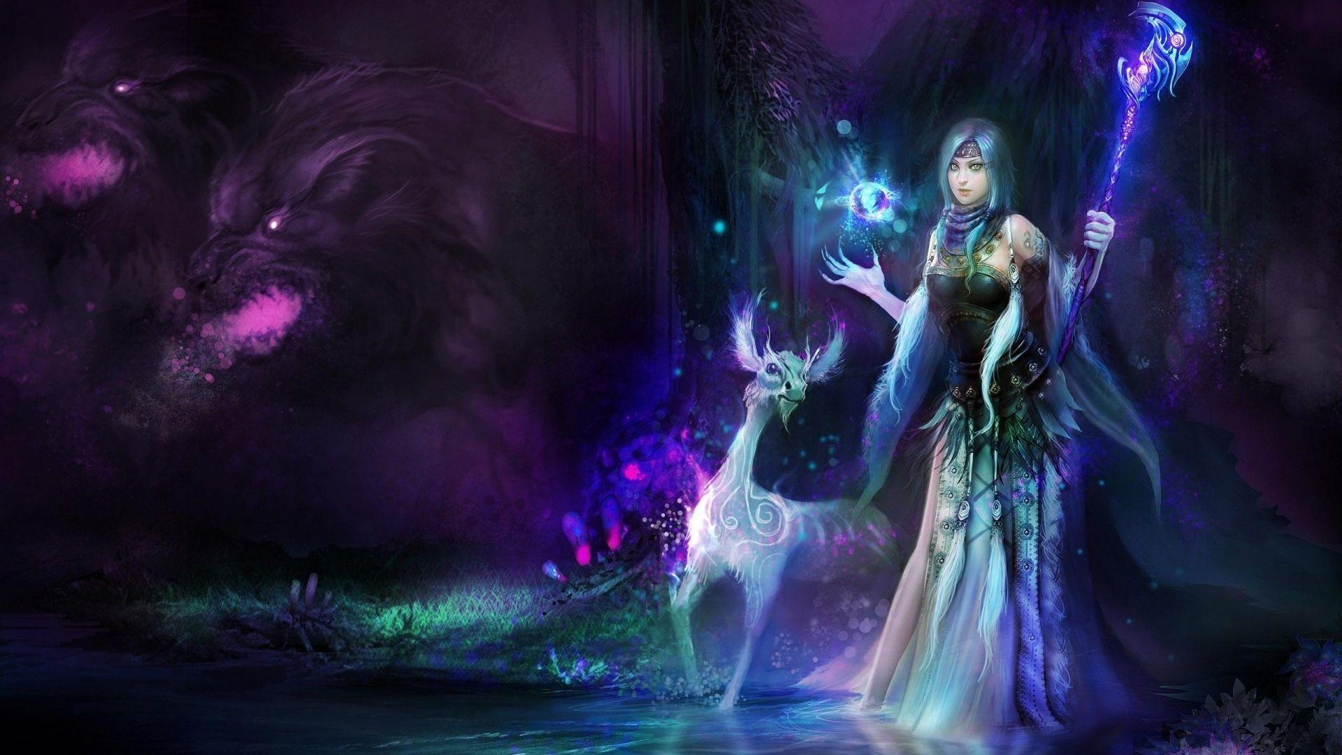 1920x1080 Fantasy Wallpaper Witch Wallpaper HD HD Wallpaper