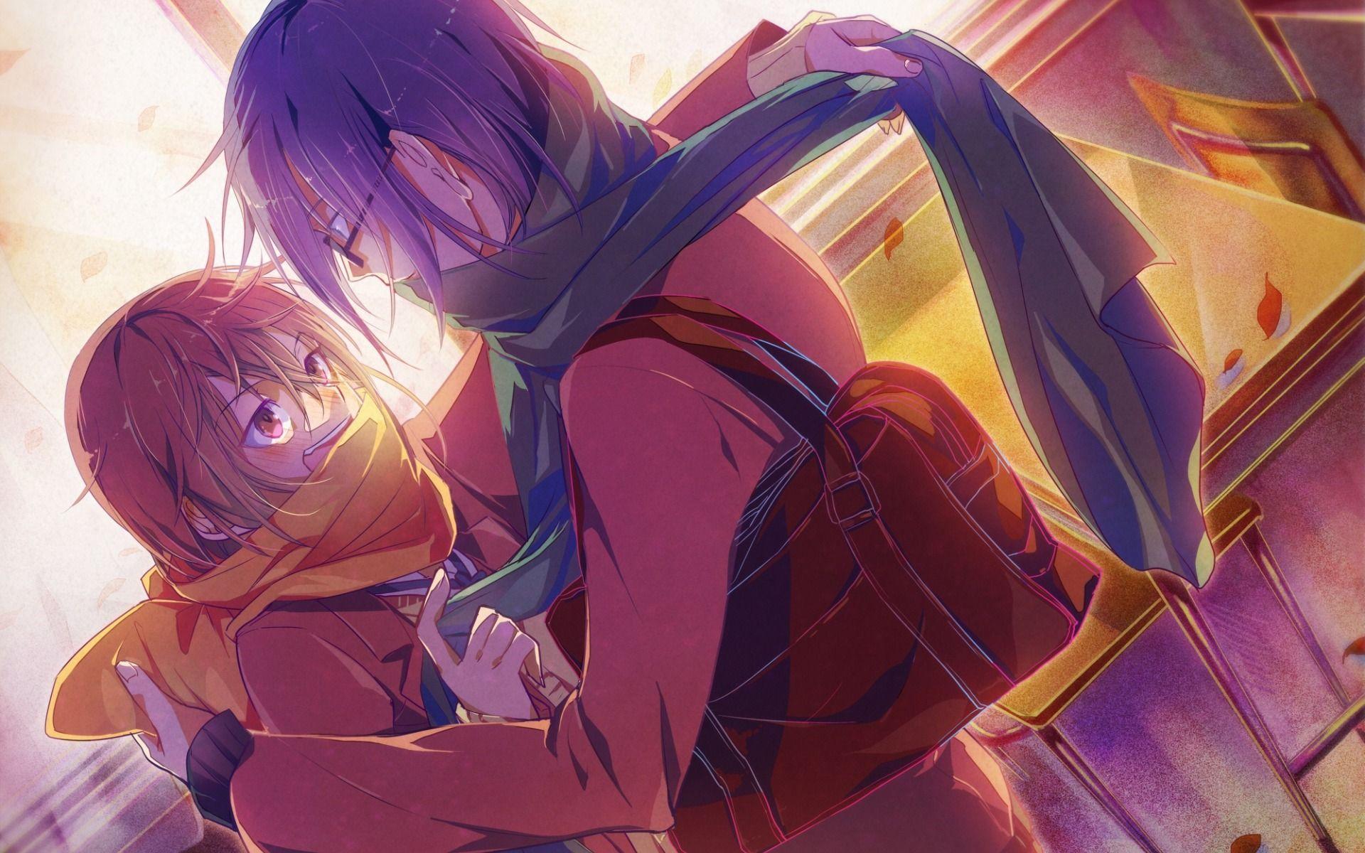 1920x1200 Download wallpaper K Project, Yata Misaki, Fushimi Saruhiko, art, Japanese manga, anime characters for desktop with resolution 1920x1200. High Quality HD picture wallpaper