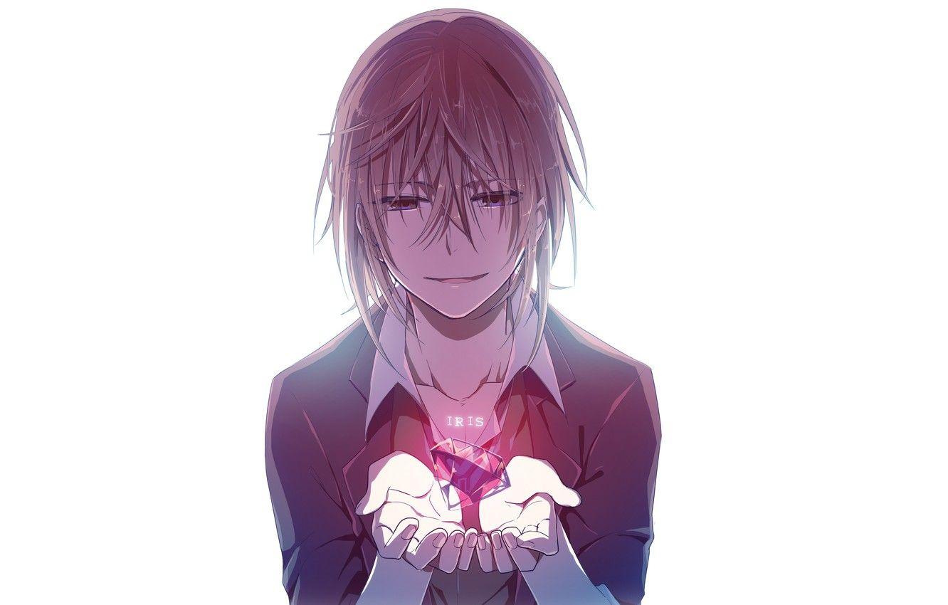 1332x850 Wallpaper look, stone, guy, K Project, Yata Misaki, YATA Misaki image for desktop, section сёнэн