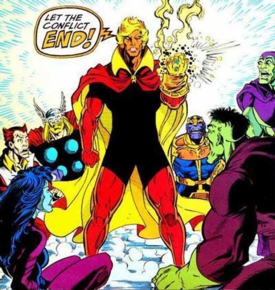 912x960 Adam Warlock Vs Thanos